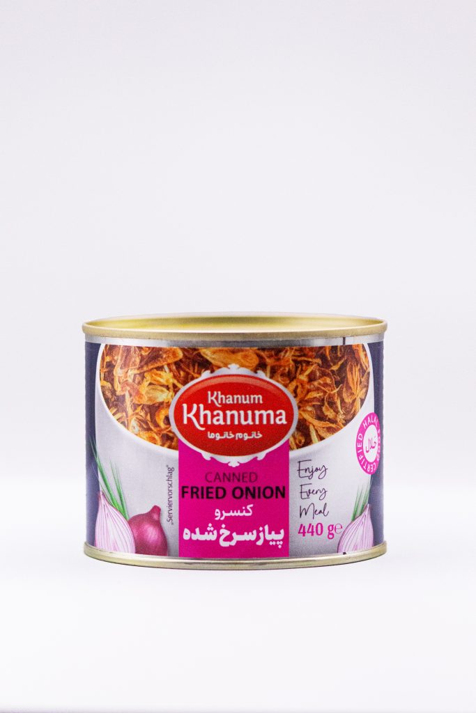 Konserve Khanum Khanuma Gebratene Zwiebel 440 g